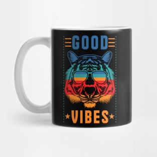 Good vibes tiger face Mug